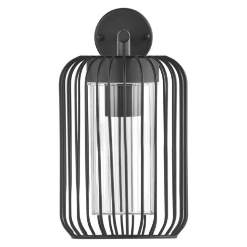 SALVIA fali lámpa, E27 (max. 15 W), IP44, fekete                                                      ZGD010P