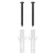 NIKA fali lámpa, LED, 12,5 W, 900 lm, 3000 K, IP44, antracit                                          ZGE014L