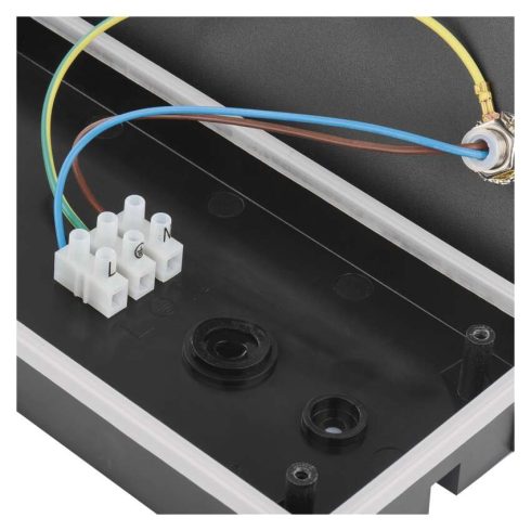 MALVA fali lámpa, E27, IP44, fekete                                                                   ZGH010P