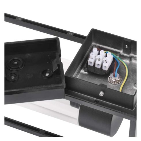 TILLIA fali lámpa, E27 (max. 15 W), IP44, fekete                                                      ZGI010P