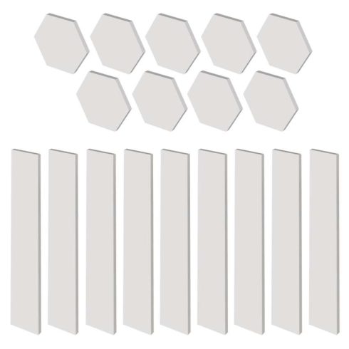 GoSmart LED lámpatest Lines, 9 részből álló, 34 W, RGBIC dimmelhető, WiFi, hangvezérlés, fehér, IP20  ZIW249R