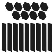   GoSmart LED lámpatest Lines, 9 részből álló, 34 W, RGBIC dimmelhető, WiFi, hangvezérlés, fekete, IP2  ZIW269R