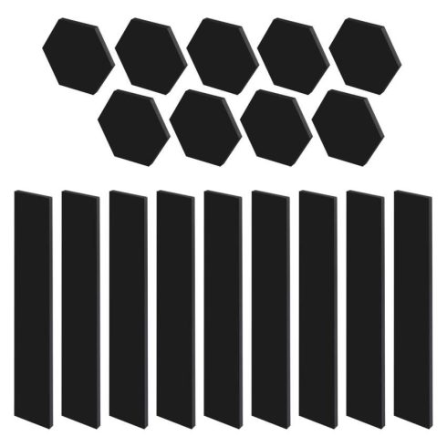 GoSmart LED lámpatest Lines, 9 részből álló, 34 W, RGBIC dimmelhető, WiFi, hangvezérlés, fekete, IP2  ZIW269R