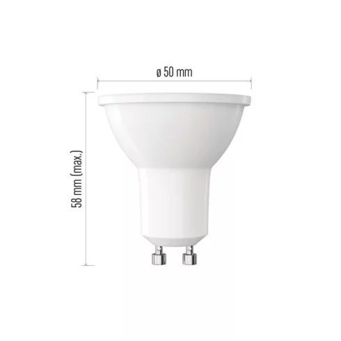 LED izzó MR16, GU10, 10W(72W), 1000lm, 3000K WW, F                                                    ZL8F52