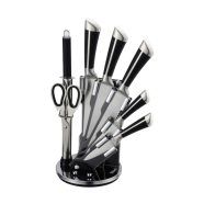   Zilan 8 darabos késkészlet, állvánnyal, 3CR13 rozsdamentes acél, mosogatógépben mosható, HSO          ZLN1634