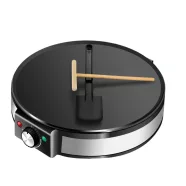  Zilan elektromos palacsintasütő, 1200 W, 30 cm sütőfelület, 10 másodperces sütés, tartozékokkal, HSO  ZLN2922
