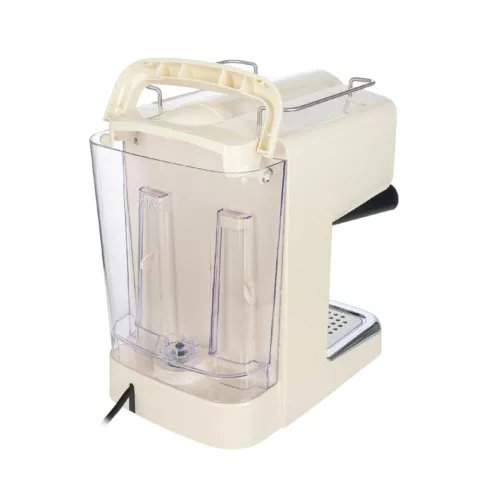 Zilan retró eszpresszó kávéfőző, 1100 W, 15 bar, 1,25 liter kapacitás, tejhabosító, bézs, HSO         ZLN2992