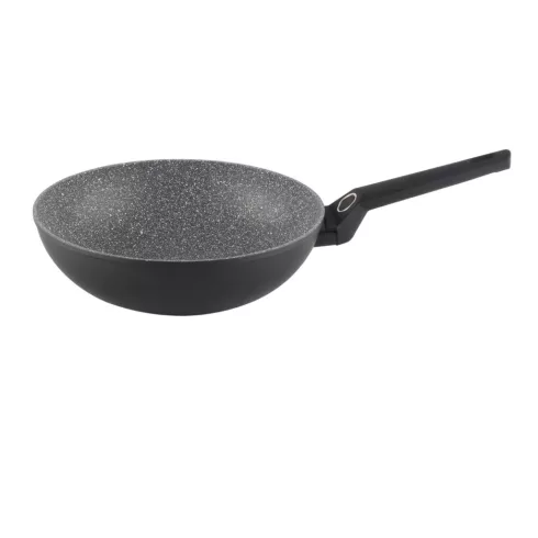 Zilan wok serpenyő, 28 cm átm., 2,5 literes, tapadásmentes gránit belső bevonat, HSO                  ZLN3345