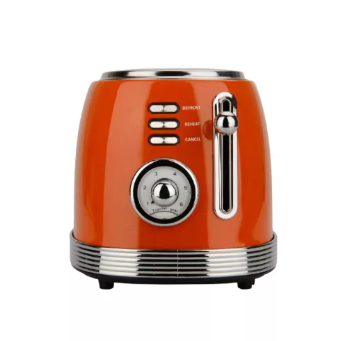 Zilan retró kenyérpirító, 2 szeletes, 850 W, 6 fokozat, STOP funkció, morzsatálca, piros, HSO         ZLN7040