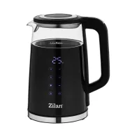   Zilan vízforraló, 1850-2200W, 40-100°C, 1,5l tartály, rejtett rozsdam.acél fűtőszál, dig.kijelző,HSO  ZLN7859
