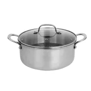   Zilan Hexachef lábas fedővel, 24cm átm., 4,3L, 3 rétegű, hatszögletű hibrid tapadásmentes belső, HSO  ZLN9648