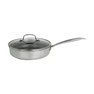   Zilan Hexachef serpenyő fedővel, 26cm átm., 3,2L, 3 rétegű, hatszögletű hibrid tapadásm. belső, HSO   ZLN9679
