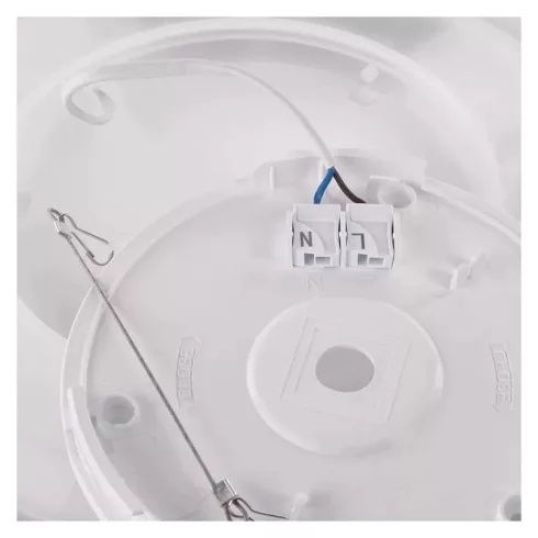 LED felületi lámpatest FLORI, 18W, 1800lm, NW, IP20, kör, fekete keret                                ZM1404