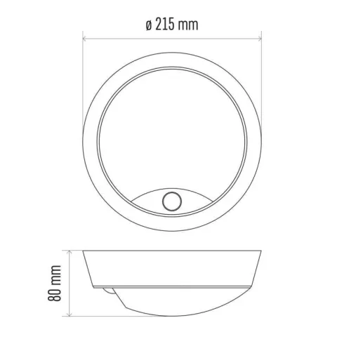 LED fali lámpa Zuri IP54 14W 1000lm WW PIR mozgásérzékelővel                                          ZM3131