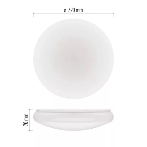 LED lámpatest Tivi 8,6W 1440LM IP44 NW                                                                ZM3406