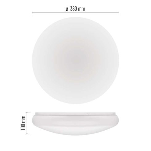 LED lámpatest, MW mozgásérzékelővel, 12,5W, 2100lm, 4000K NW, IP44, kör, TIVI                         ZM3408M