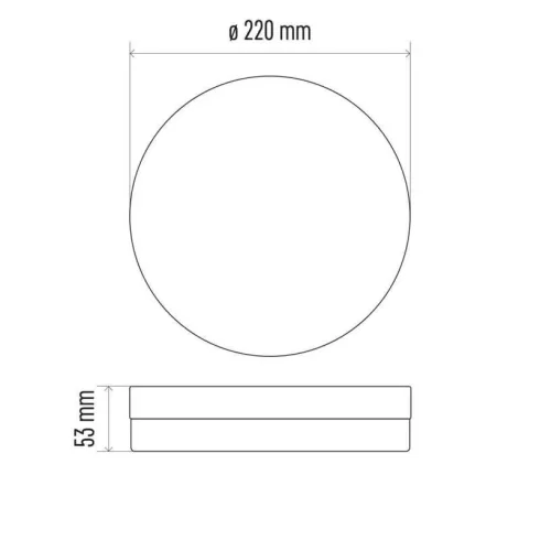LED mennyezeti lámpa Tori 15W IP54 1500lm NW                                                          ZM4321