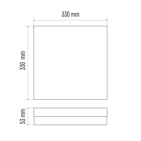 LED mennyezeti lámpa Tori 24W IP54 2400lm NW                                                          ZM4324
