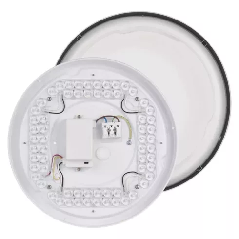 LED lámpatest RORI 17W 1100lm IP20 CCT, kerek, fekete                                                 ZM4401