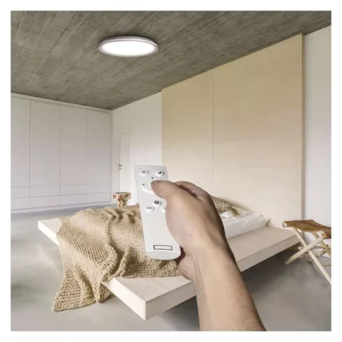 LED mennyezeti lámpa, 30W, 180-1800lm, 2700-6500K, CCT, dimmelhető, 115°, kör, fehér, IP20, SABI      ZM5111