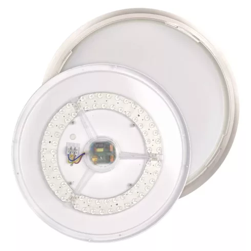 LED mennyezeti lámpa, 45W, 270-2700lm, 2700-6500K, CCT, dimmelhető, 115°, kör, fehér, IP20, SABI      ZM5112