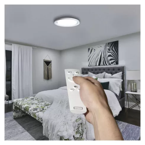 LED mennyezeti lámpa, 45W, 270-2700lm, 2700-6500K, CCT, dimmelhető, 115°, kör, fehér, IP20, REMI      ZM5113