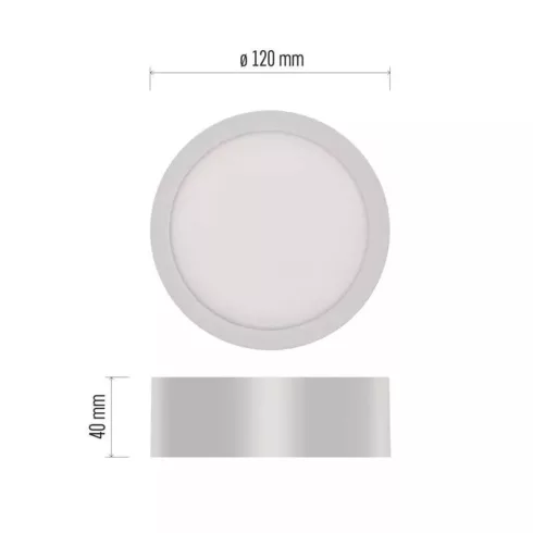 LED lámpatest felületi Nexxo 7,6W 680lm IP40 CCT                                                      ZM5123