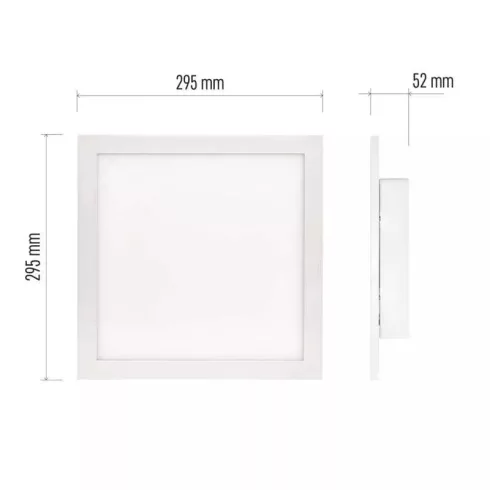 LED mennyezeti panel Rivi 30x30 20W IP20 dimmelhető, távirányítóval                                   ZM5171
