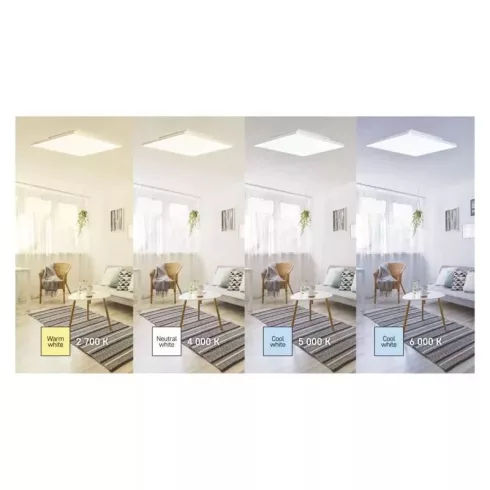 LED mennyezeti panel Rivi 30x30 20W IP20 dimmelhető, távirányítóval                                   ZM5171