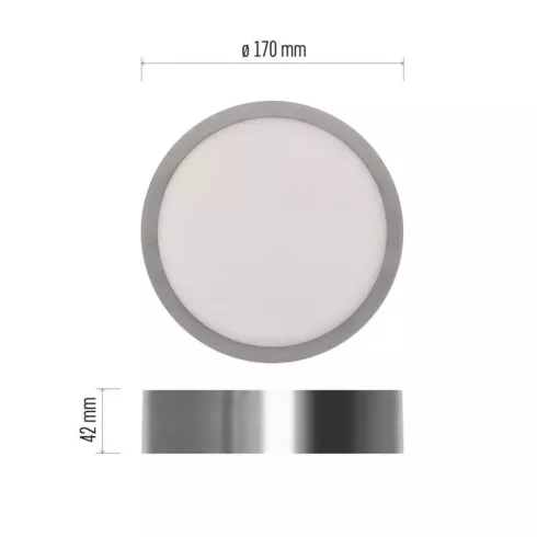 LED lámpatest felületi Nexxo 12,5W 1100lm IP40 CCT                                                    ZM5233