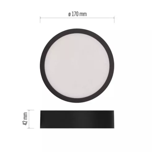 LED lámpatest felületi Nexxo 12,5W 1100lm IP40 CCT                                                    ZM5333