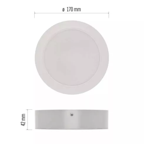 LED felületi lámpatest Rubic 18W 1800lm IP20 NW                                                       ZM5442