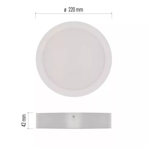 LED felületi lámpatest Rubic 24W 2400lm IP20 NW                                                       ZM5452