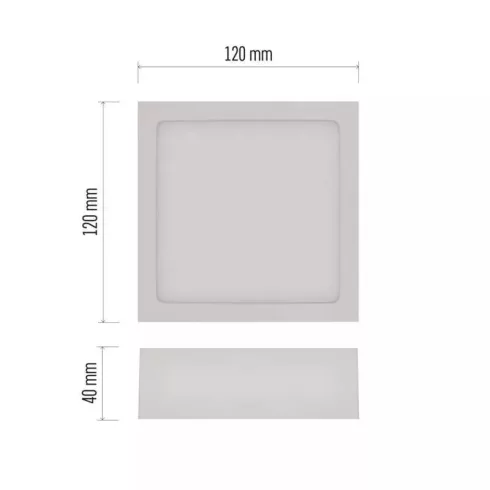 LED lámpatest felületi Nexxo 7,6W 680lm IP40 CCT                                                      ZM6123