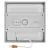 LED lámpatest Nexxo, négyzet 12,5W IP40 NW, felületi                                                  ZM6135