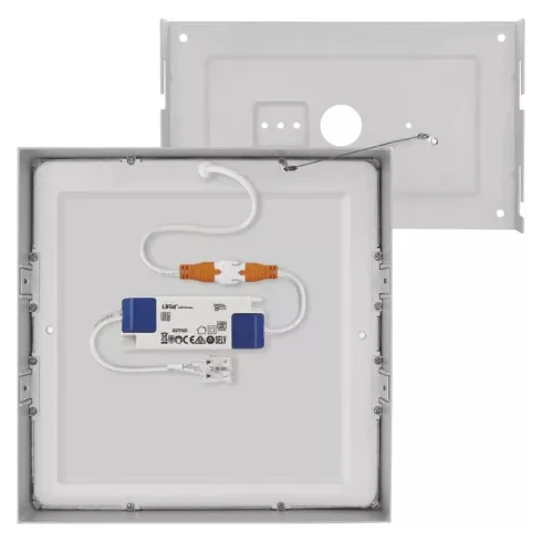 LED lámpatest Nexxo, négyzet 21W IP40 NW, felületi                                                    ZM6145
