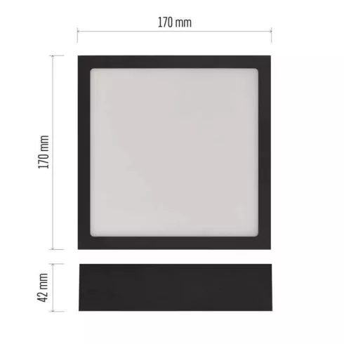 LED lámpatest felületi Nexxo 12,5W 1100lm IP40 CCT                                                    ZM6333
