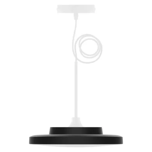 LED lámpatest DIONI, 15W 1725lm, CCT, IP55, kerek, fekete keret                                       ZM7153