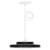 LED lámpatest DIONI, 15W 1725lm, CCT, IP55, kerek, fekete keret                                       ZM7153