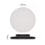 LED lámpatest DIONI, 15W 1725lm, CCT, IP55, kerek, fekete keret                                       ZM7153