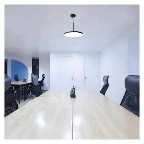 LED lámpatest DIONI, 32W 3520lm, CCT, IP55, kerek, fekete keret                                       ZM7155