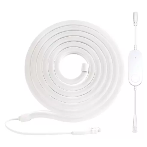 GoSmart Rugalmas LED szalag NEON fehér, 5 m, 33 W, RGBIC dimmelhető, WiFi, hangalapú vezérlés, IP20   ZPW513I