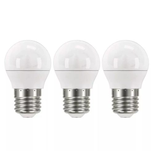 LED izzó mini gömb E27 5W(40W) 470lm NW (3db)                                                         ZQ1121.3