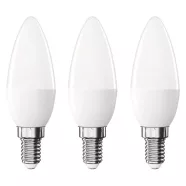   LED izzó gyertya E14 4,2W(40W) 470lm WW (3 db)                                                        ZQ3E21.3