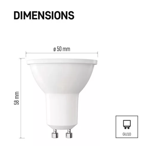 LED izzó MR16 GU10 3W(32W) 345lm NW                                                                   ZQ8E13