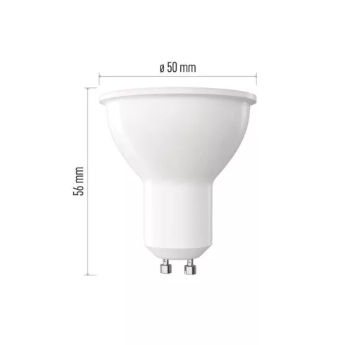 LED izzó MR16, GU10, 5,8W(75W), 565lm, 3000K WW, E                                                    ZQ8E32N