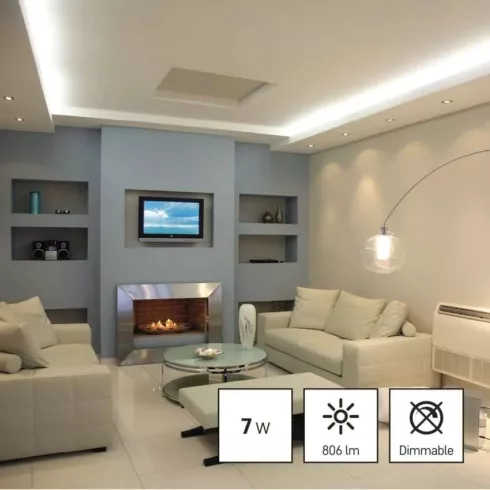 LED izzó MR16 GU10 7W(60W) 806lm WW (3 db)                                                            ZQ8E42.3