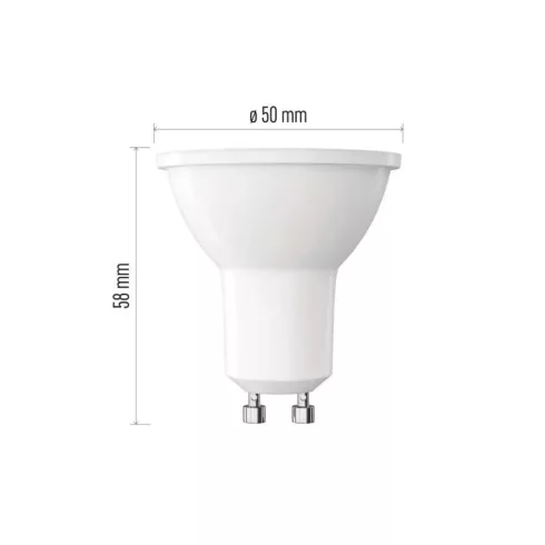 LED izzó MR16 GU10 7W(60W) 806lm NW                                                                   ZQ8E43