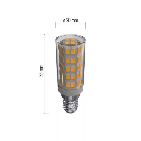 LED izzó JC E14 4,5W(40W) 465lm WW                                                                    ZQ9140