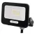 LED reflektor, 10W, 1000lm, 4000K, NW, 120°, fekete, IP65, F, GLARO                                   ZS2214B